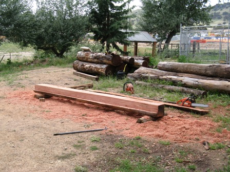 Photo of bottom plate construction