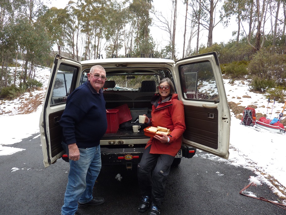 bob the taxi driver with sandwiches