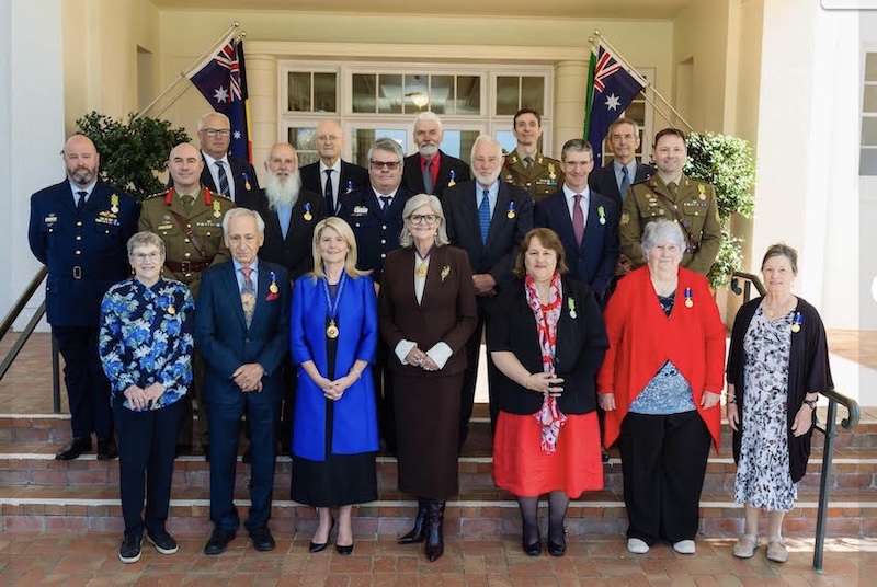 Group photo of new members of the order of Australia Canberra 2026