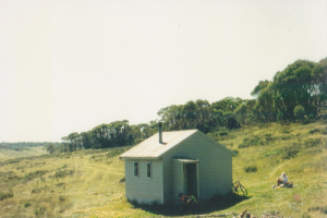Photo Patty Purves. Derskos Hut bike ride 1994.