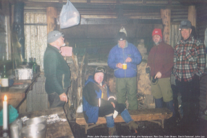 Photo John Purves. Jim Henderson, Rex Cox, Colin Brown, David Dalwood, John Lee.