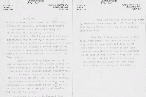 Rex Cox letter protesting destruction of Moulds Hut 1978 Reet Vallack Collection