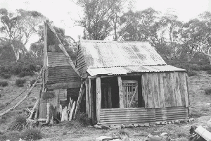 Four Mile Hut front Mayfield and Allen 1978 Reet Vallack Collection