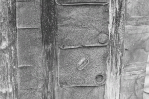 Four Mile Hut wall detail Mayfield and Allen 1979 Reet Vallack Collection