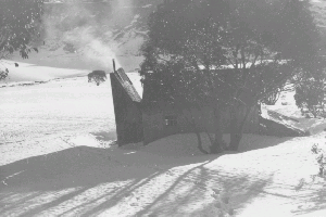 Grey Mare site winter 1971 Reet Vallack Collection