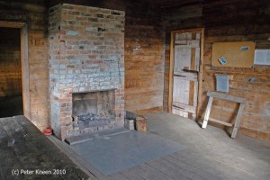 Cooinbil internal fireplace, after KHA treatment, photo P. Kneen 2015