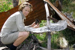 Patience O'Neil with ruins - &#169; Jerry Nockles, 2007